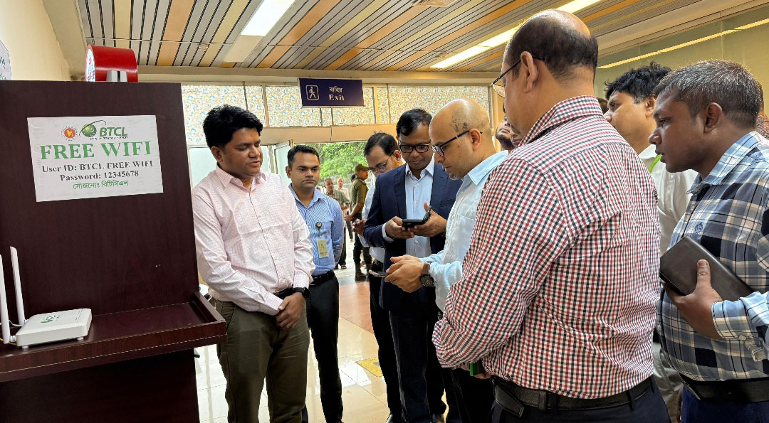 সিলেট ওসমানী আন্তর্জাতিক বিমানবন্দরে মিলবে ফ্রি ওয়াইফাই ও টেলিফোন সেবা