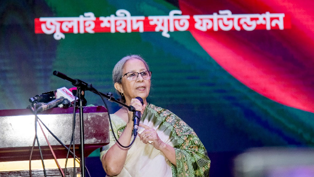 জুলাই শহীদদের কাছে আমরা সবাই ঋণী: উপদেষ্টা ফরিদা আখতার