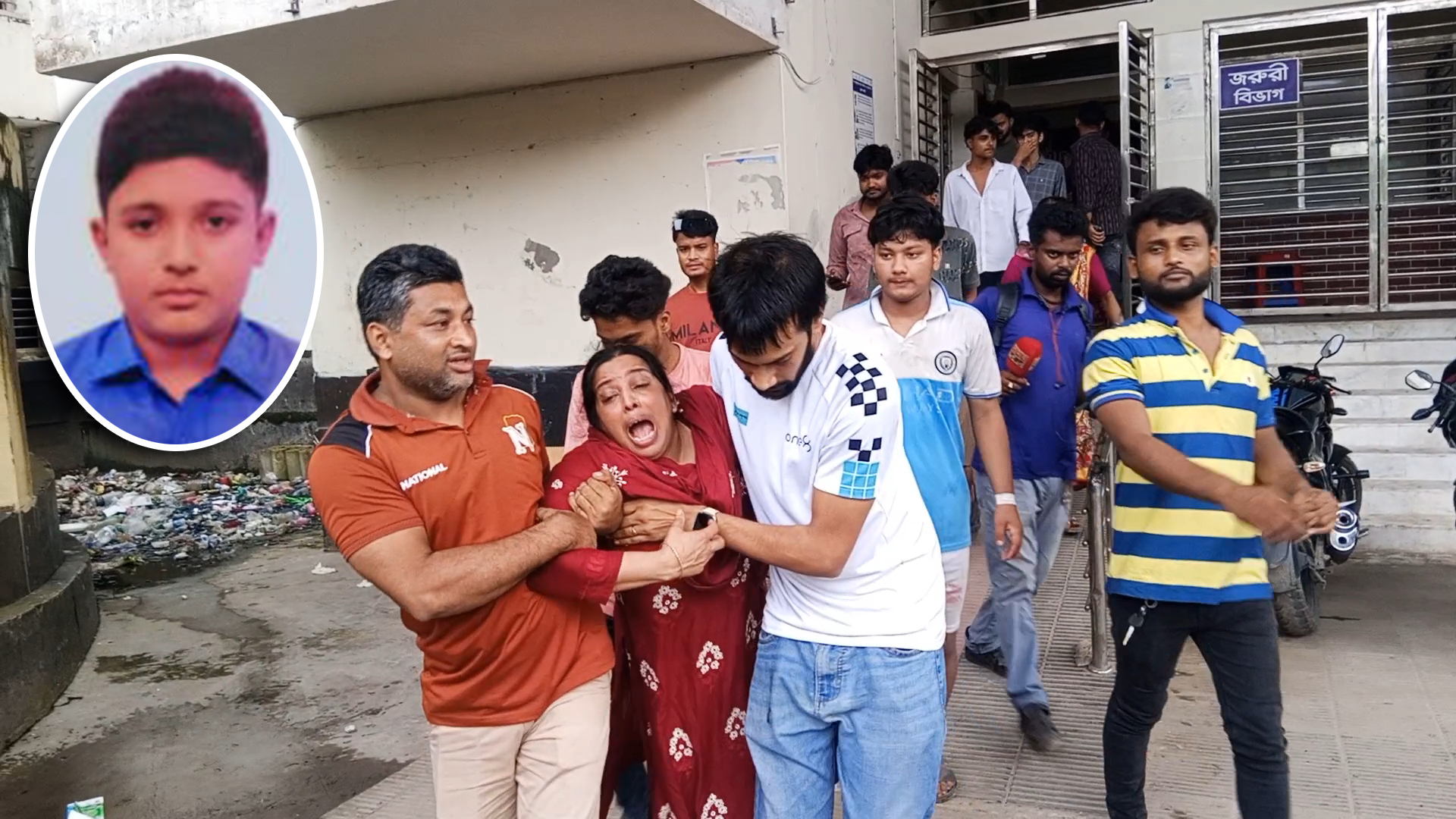 ফরিদপুরে মোটরসাইকেল দুর্ঘটনায় স্কুলছাত্র নিহত, দুই বন্ধু আহত