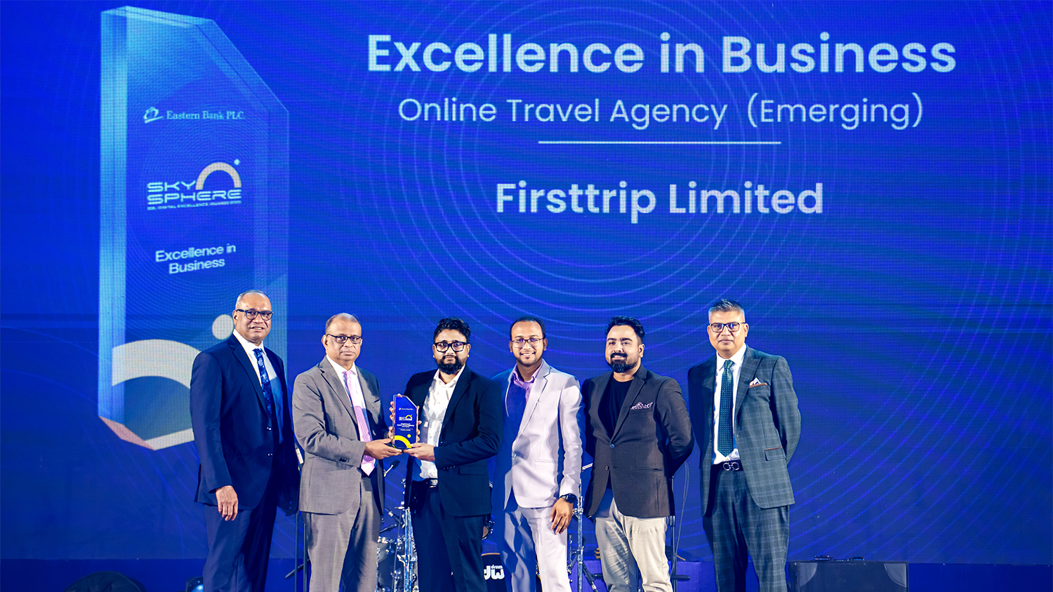 ইবিএলের ‘এক্সিলেন্স ইন বিজনেস অ্যাওয়ার্ড’ পেল ফার্স্টট্রিপ