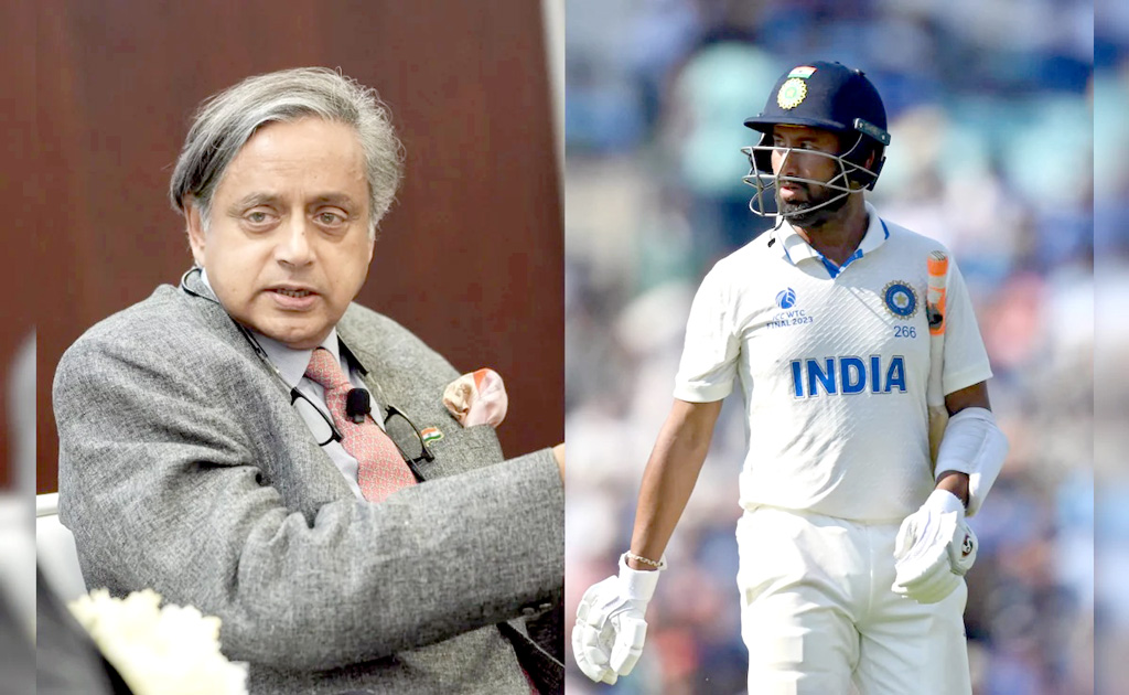 পূজারার হঠাৎ অবসরে ভারতীয় বোর্ডকে ধুয়ে দিয়েছেন শশী থারুর