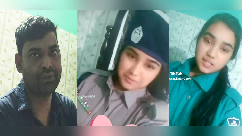 পুলিশ স্বামীর ইউনিফর্ম পরে টিকটকে স্ত্রী, কনস্টেবল প্রত্যাহার