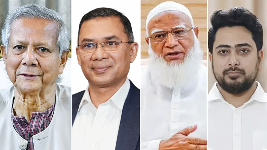 তারেক রহমান, শফিকুর রহমান ও নাহিদ ইসলামের সঙ্গে প্রধান উপদেষ্টার ফোনালাপ