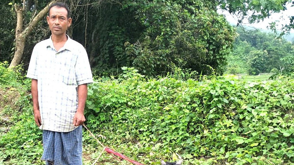 পানছড়িতে পাঁঠাসহ ভারতীয় যুবক আটক