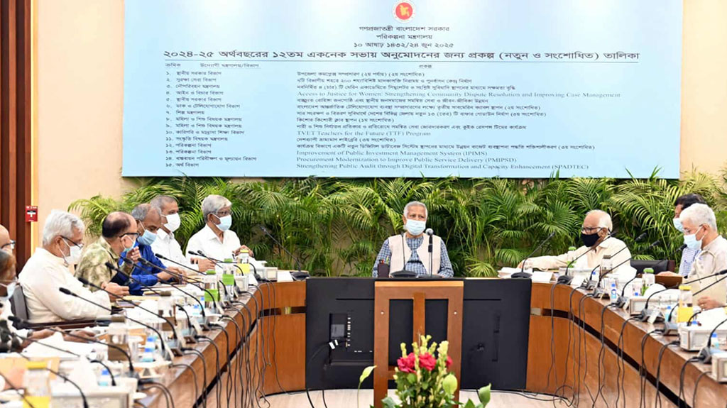 একনেকে ৮ হাজার ১৪৯ কোটির ১২ প্রকল্প অনুমোদন