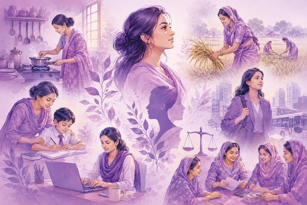 প্রতিদিনের লড়াই ও পরিবারে নারীর অবস্থান