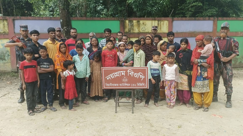 সিলেট সীমান্ত দিয়ে আরও ১৫৩ জনকে পুশ ইন করল বিএসএফ