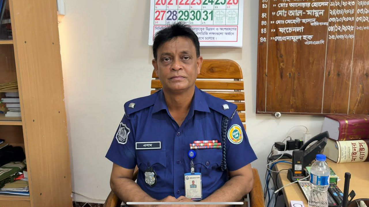 পাথরঘাটা থানার ওসি এনামুল হক প্রত্যাহার