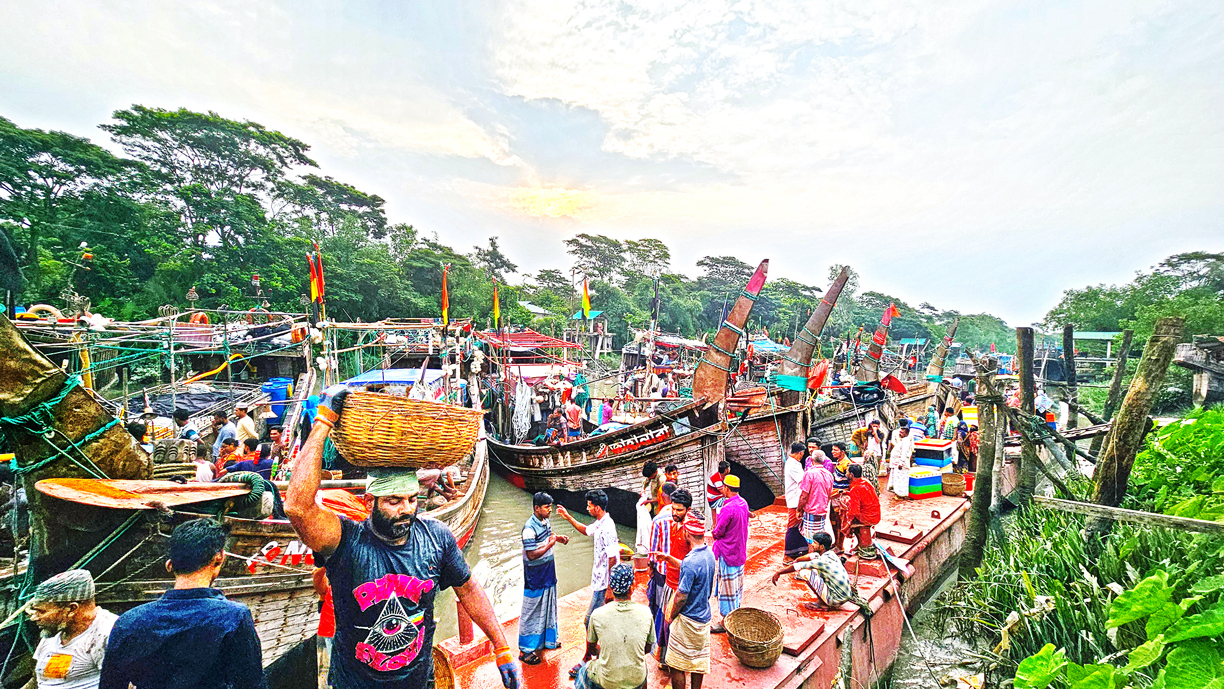 বরগুনার পাথরঘাটা: সাগরে গিয়ে হতাশ জেলেরা