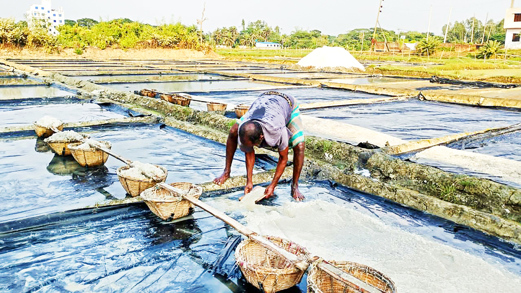 পরিত্যক্ত পানিতে লবণ তৈরি
