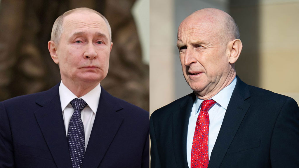 পুতিনকে রাশিয়া থেকে ধরে নিয়ে যেতে চান ব্রিটিশ প্রতিরক্ষামন্ত্রী