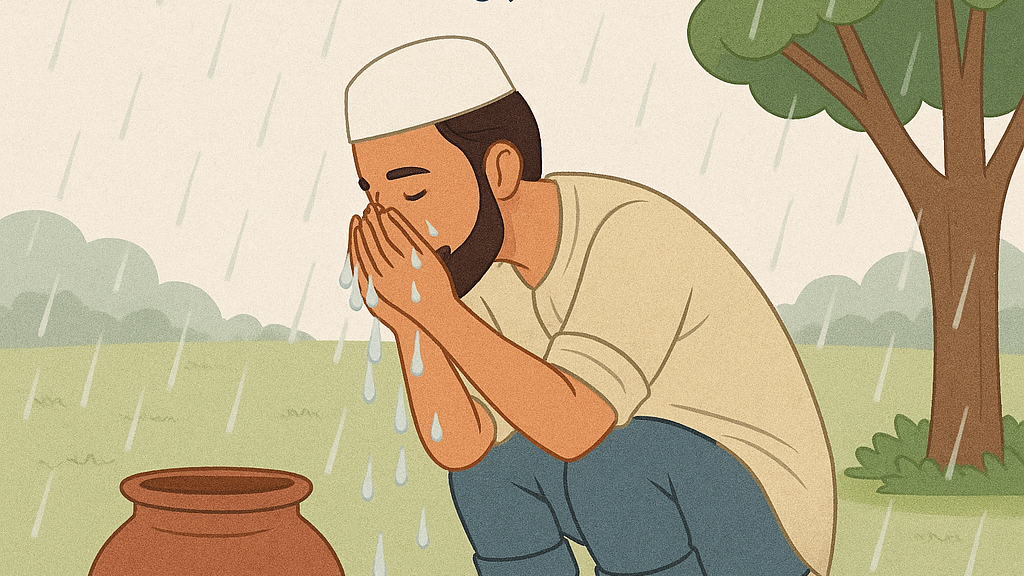 বৃষ্টির পানি দিয়ে কি অজু করা যাবে