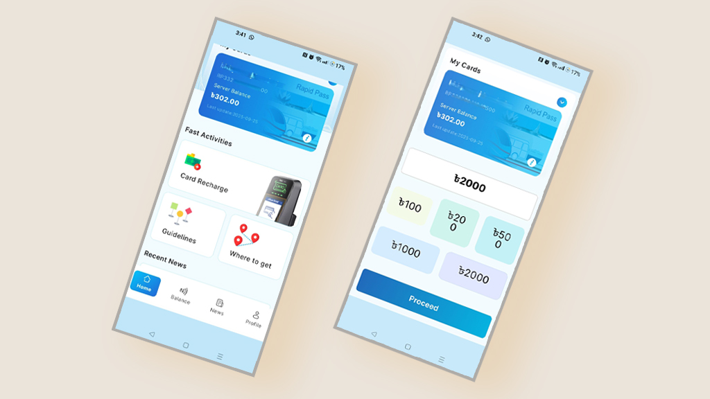 এখন র্যাপিড পাস রিচার্জ করা যাবে মোবাইল অ্যাপে