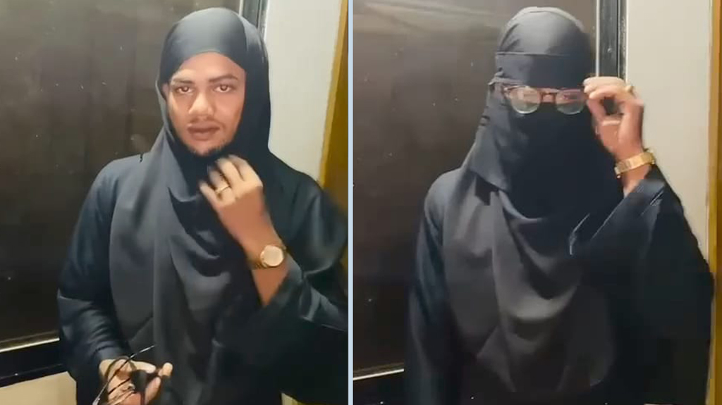 টেকনাফে বোরকা পরে ছদ্মবেশে চলাফেরা, রোহিঙ্গা যুবক আটক