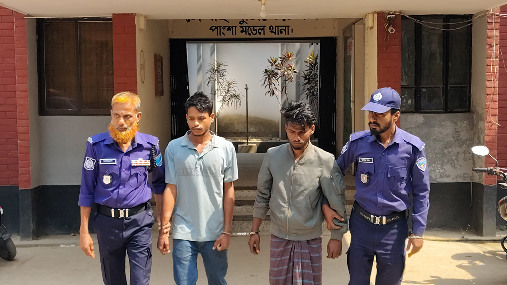 রাজবাড়ীতে তরুণীকে ডেকে এনে দলবদ্ধ ধর্ষণ মামলায় দুই আসামি গ্রেপ্তার