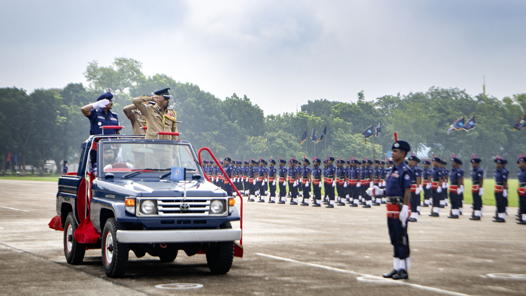 ১৬৮তম টিআরসি ব্যাচের প্রশিক্ষণ সমাপনী কুচকাওয়াজ