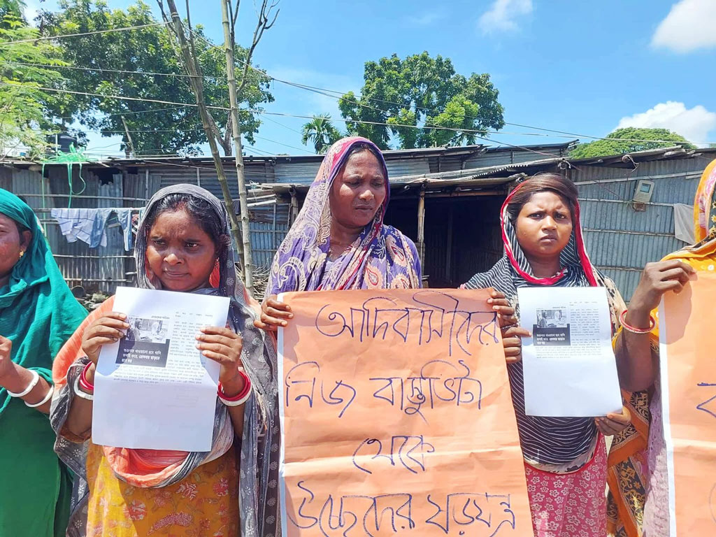 উচ্ছেদ আতঙ্কের মধ্যে সেই পাহাড়িয়া পরিবারে নতুন অতিথি