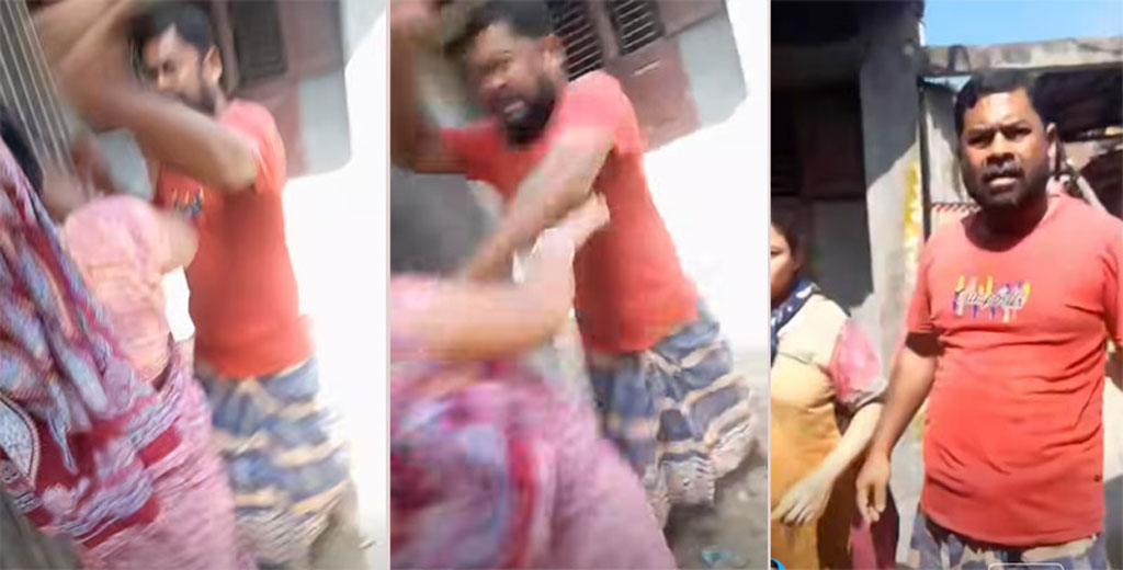 সংখ্যালঘু নারীকে পেটানোর ভিডিও ভাইরাল