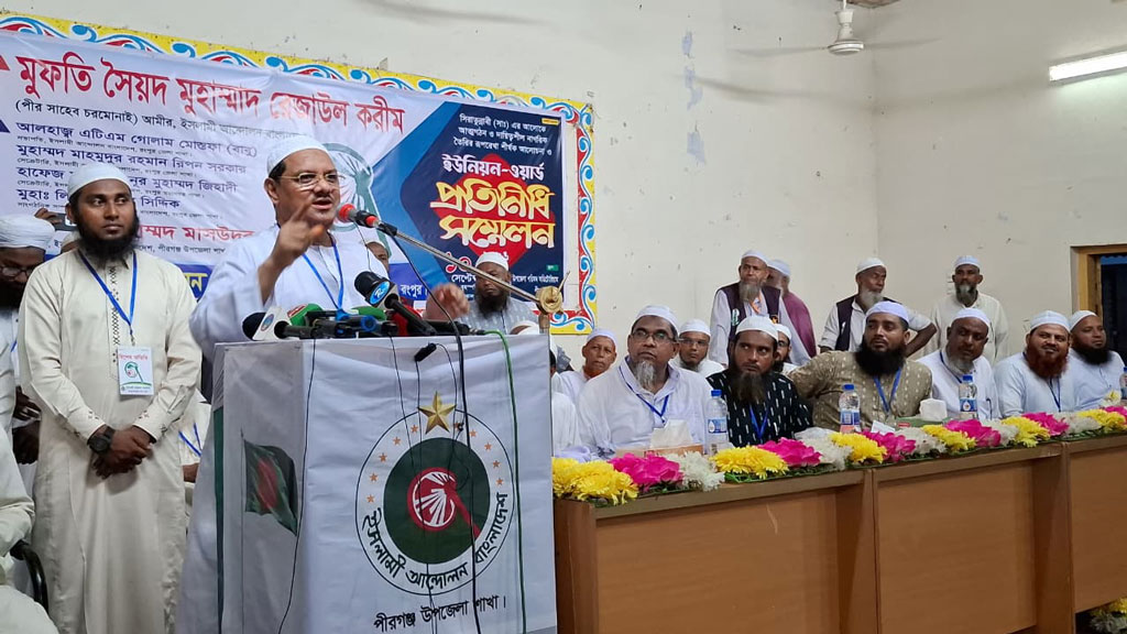 অভ্যুত্থানের পর শুধু সরকার বদলেছে, জনগণের পরিবর্তন হয়নি: চরমোনাই পীর