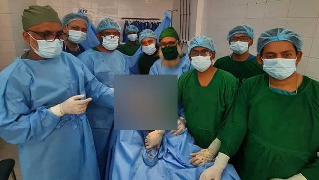 রামেক হাসপাতালে প্রথমবারের মতো হাটু পরিবর্তনের অস্ত্রোপচার