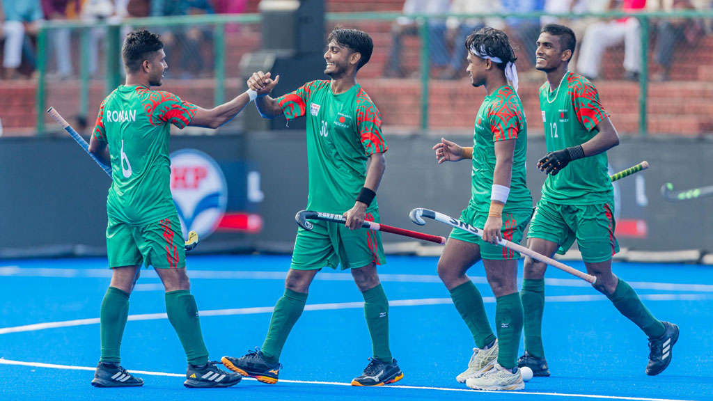 কাজাখস্তানকে হারিয়ে এশিয়া কাপ হকির ষষ্ঠ স্থান নিশ্চিত করেছে বাংলাদেশ