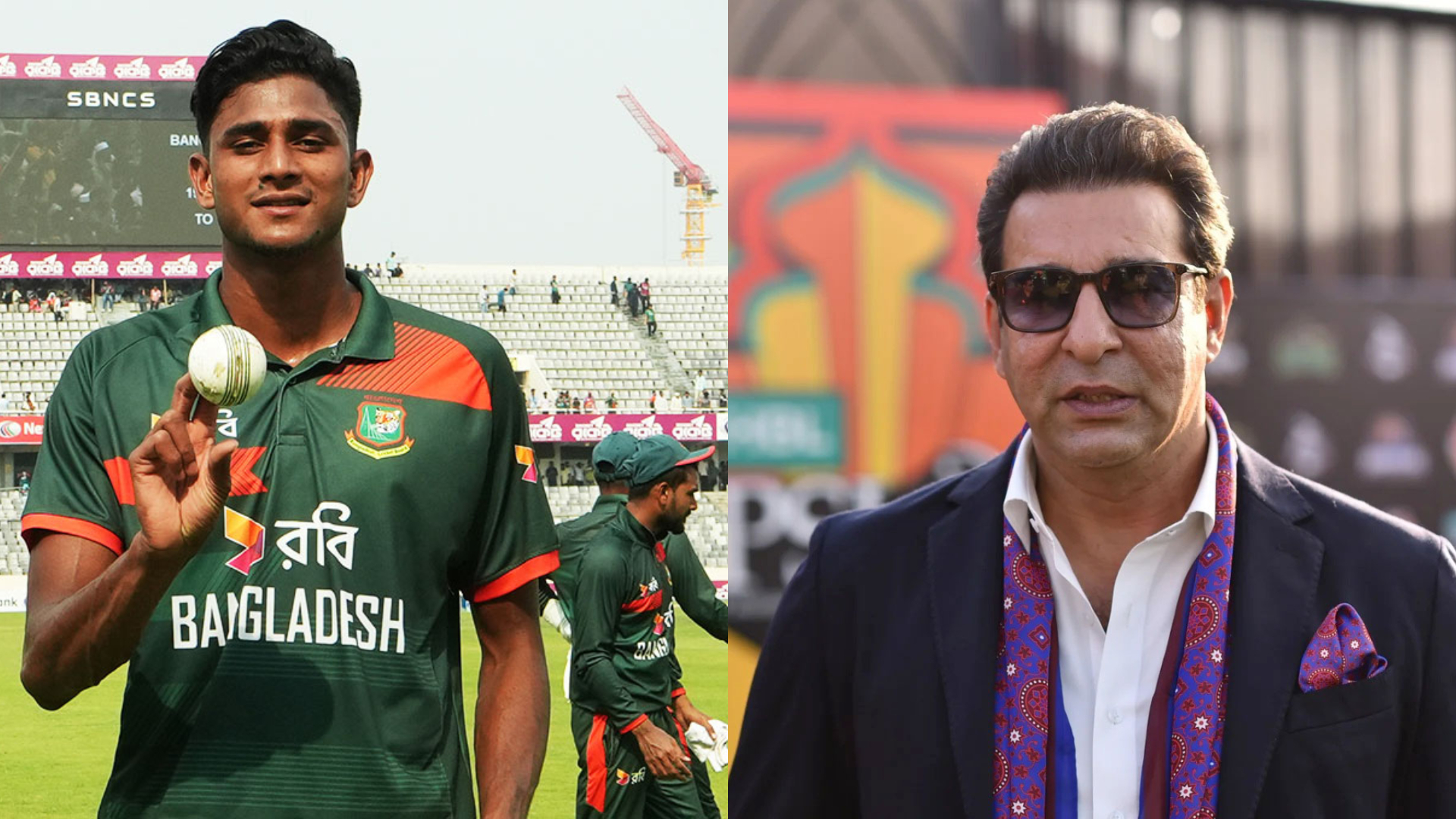 নাহিদ রানার প্রশংসায় ওয়াসিম আকরাম