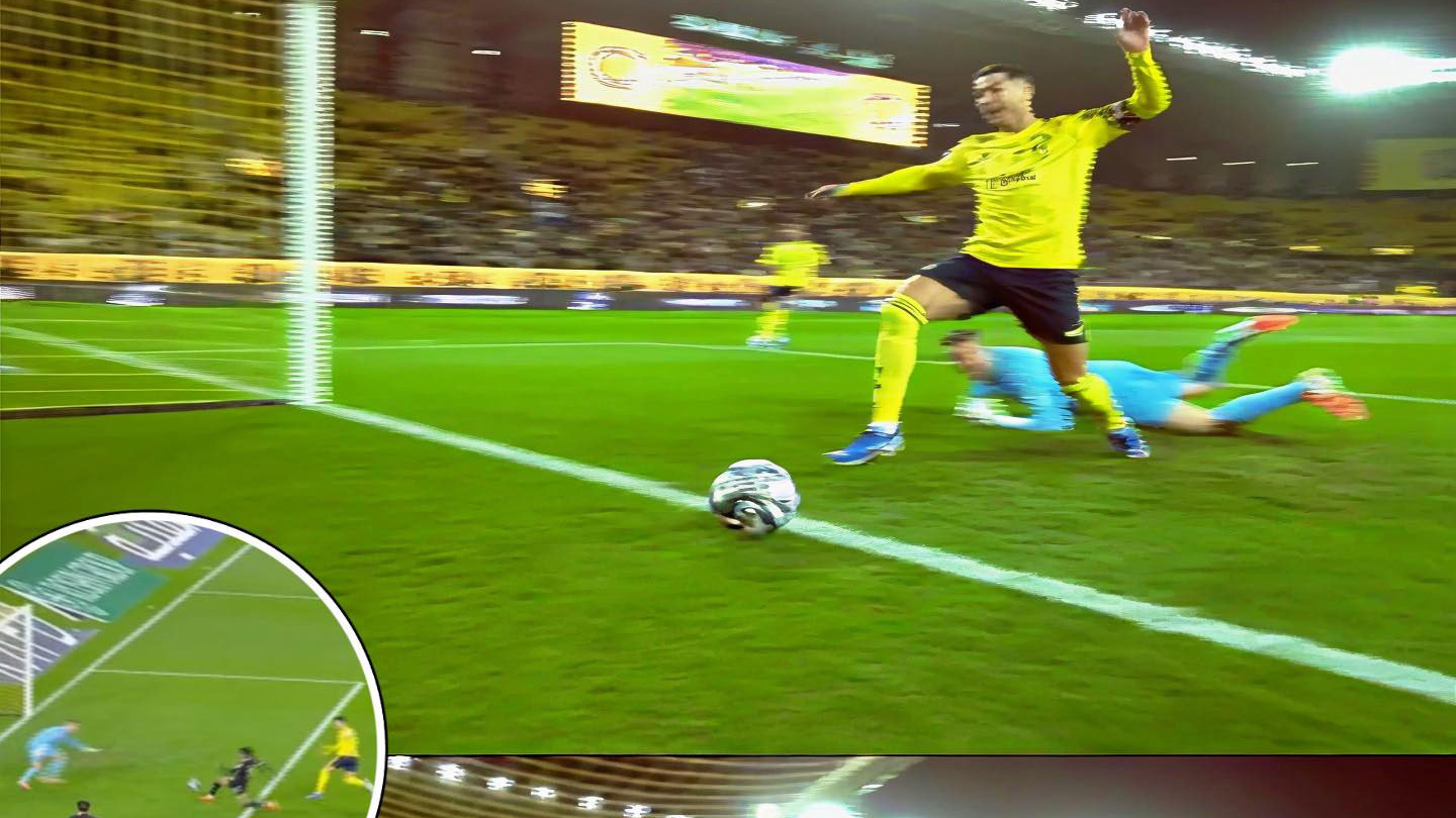 অল্পের জন্য রোনালদোর নামে গোলটা হলো না