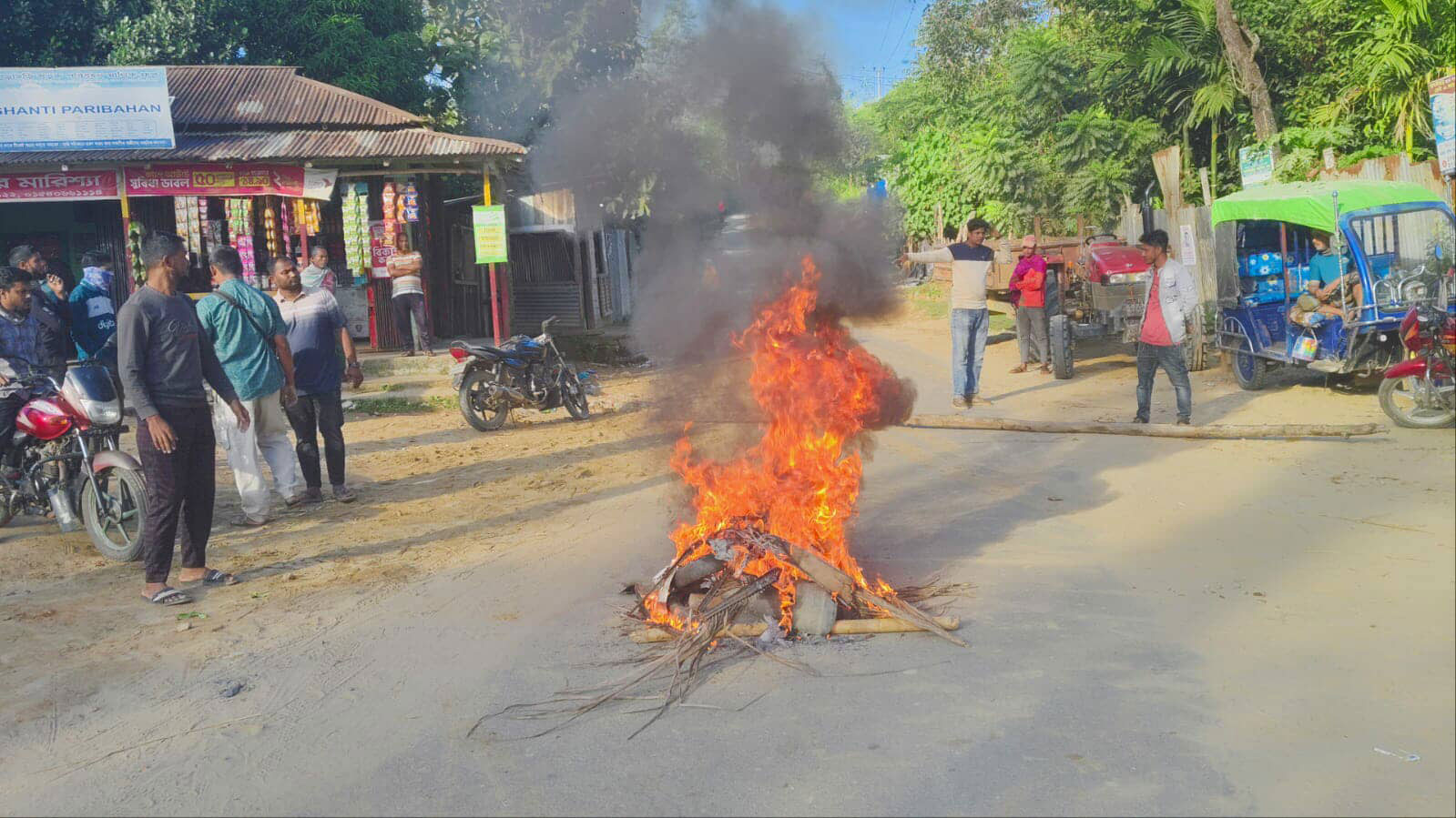 আজ থেকে রাঙামাটিতে ৩৬ ঘণ্টার হরতাল শুরু