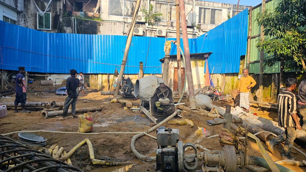 কাপ্তাইয়ের পানি সরবরাহ প্রকল্প: কার্যাদেশ না মেনে নিম্নমানের কাজ