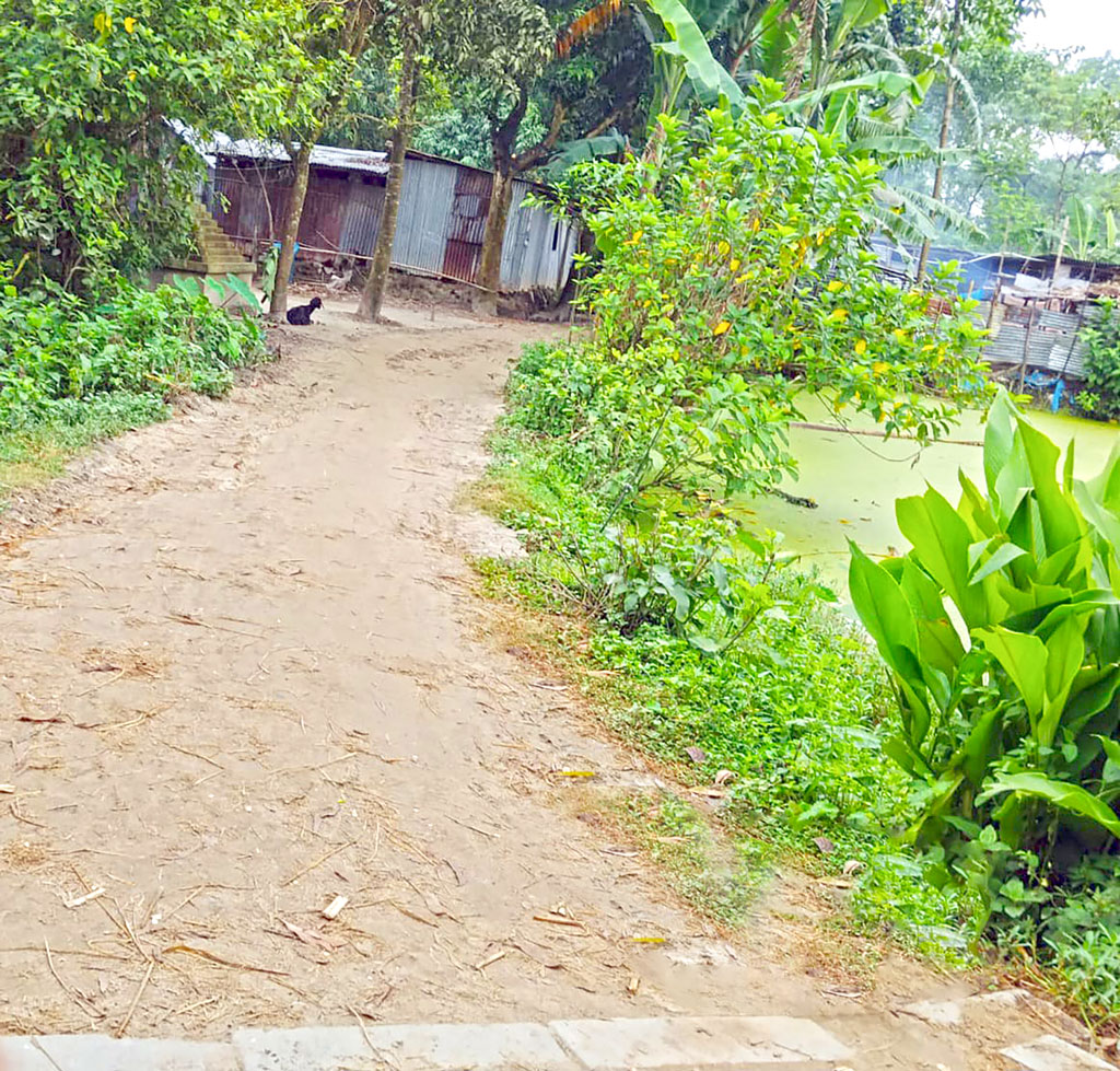 নওগাঁর বদলগাছী: সড়ক নির্মাণে অনিয়ম
৫০ মিটার অংশ বাদ