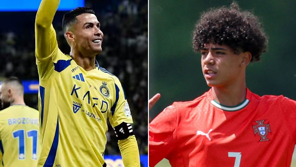 রোনালদোর স্মরণীয় দিন, ছেলের পর বাবার গোল