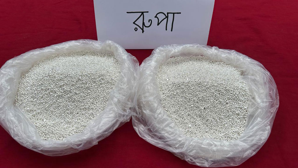 চুয়াডাঙ্গা সীমান্তে পাচারকালে ৯ কেজি রুপা জব্দ