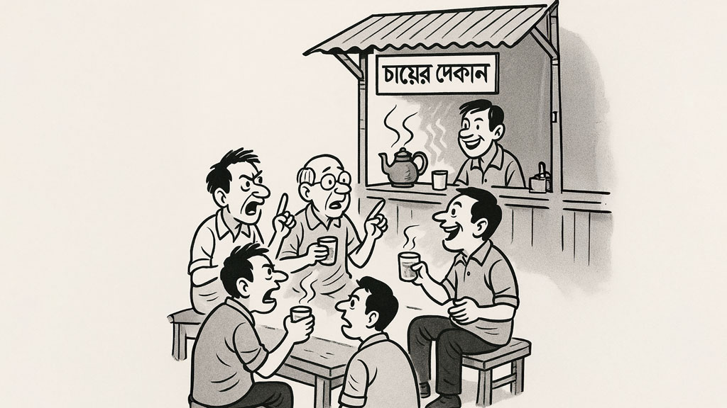 চায়ের দোকান ও গণতন্ত্র