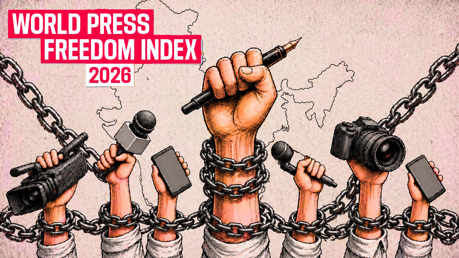 বিশ্বে সংবাদমাধ্যমের স্বাধীনতা ২৫ বছরের মধ্যে সর্বনিম্ন পর্যায়ে, বাংলাদেশের কী অবস্থা