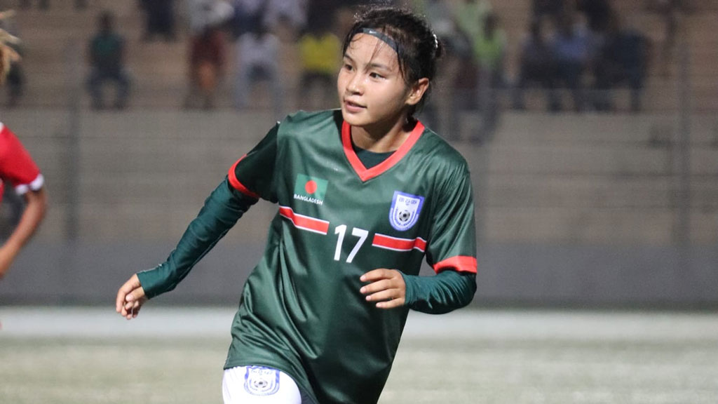 জোড়া গোল করা ঋতুপর্ণার তৃপ্তি, ‘সেরাটা দিতে পেরেছি’