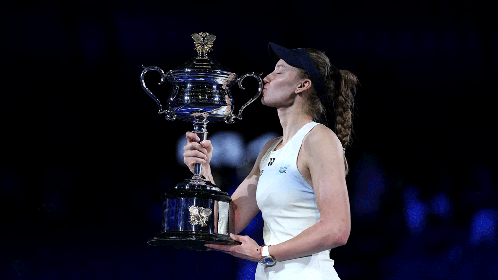 সাবালেঙ্কাকে হারিয়ে অস্ট্রেলিয়ান ওপেনের নতুন রাণী রিবাকিনা