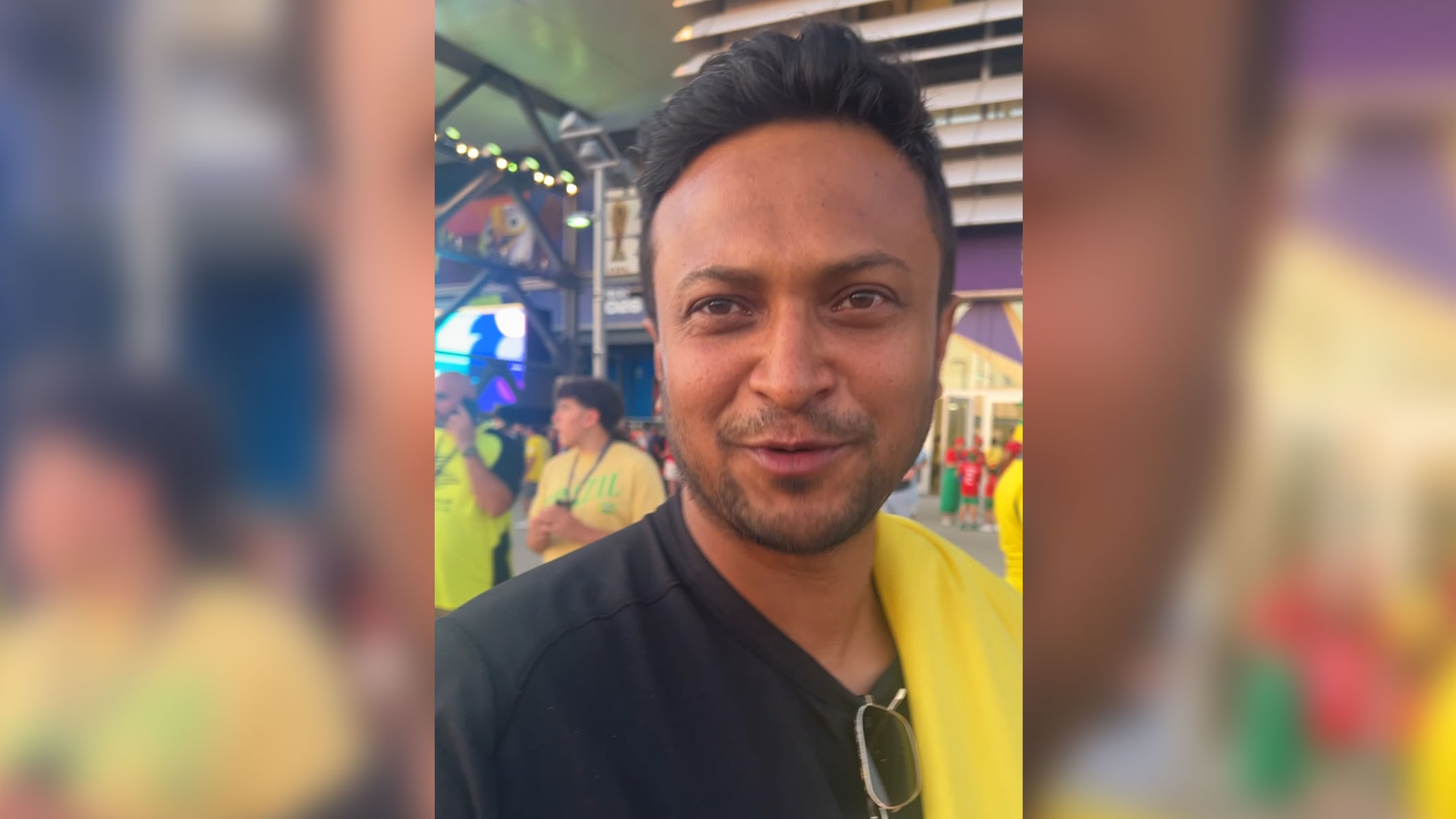 সত্যি সাকিবের পল্টি: নেইমারের সাইন করা জার্সি পরে দেখেছেন ব্রাজিলের ম্যাচ