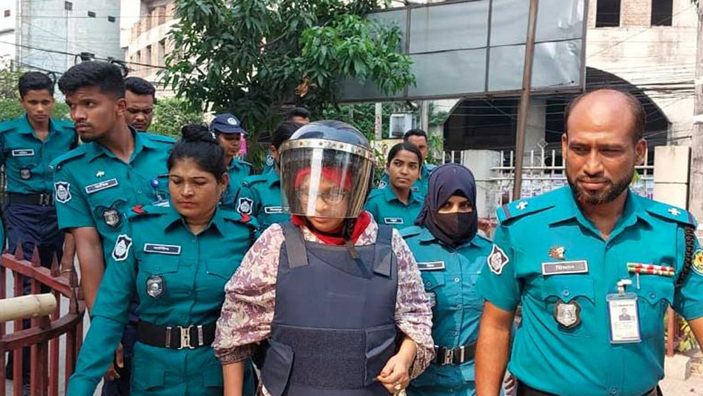 হত্যা মামলায় সাবেক সংসদ সদস্য শামীমা কারাগারে