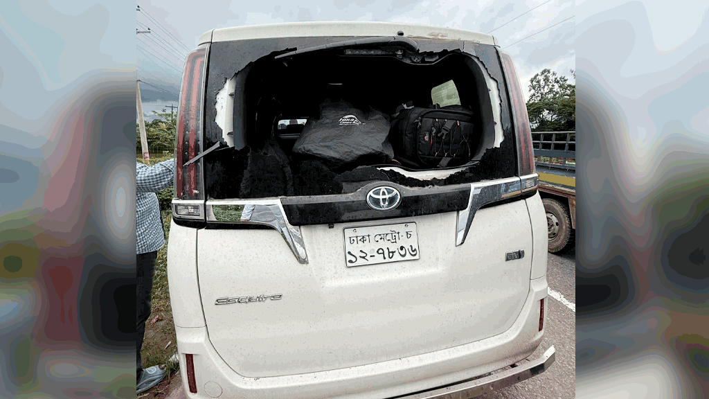 সিলেটে সারজিস আলমের গাড়িতে হামলা