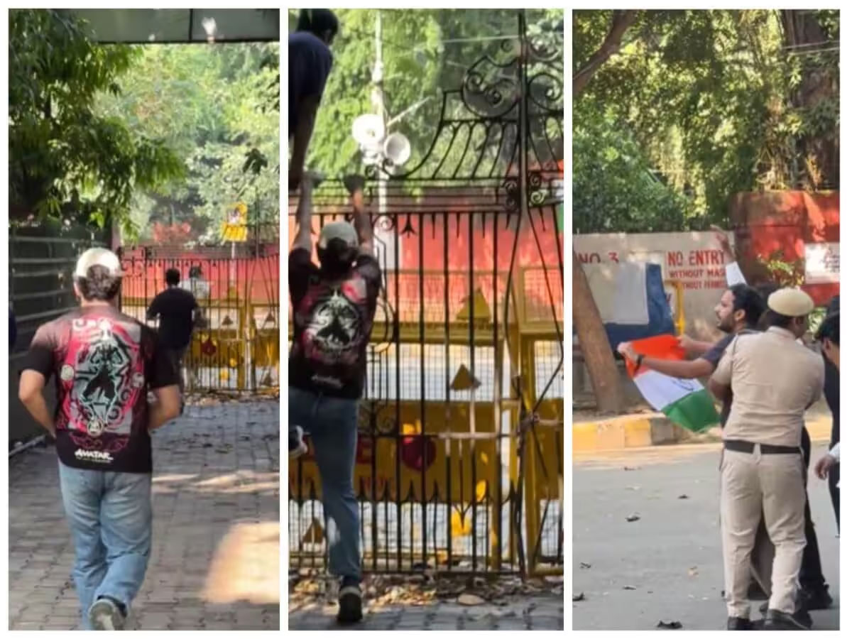 ব্যারিকেড ও ফটক টপকে যন্তর মন্তরে প্রতিবাদ, ফের আটক সিজেপির শীর্ষ নেতারা