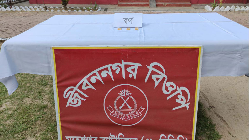 জীবননগর থেকে ৪৮ লাখ টাকার সোনাসহ আটক ১