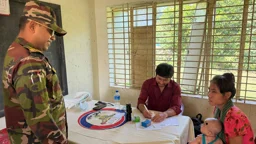 পাহাড়ের প্রত্যন্ত জনপদে চিকিৎসাসেবায় লক্ষ্মীছড়ি সেনা জোন
