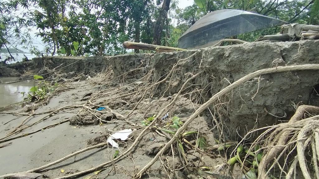 সুগন্ধা ভাঙছে দশ গ্রাম নিয়ে, বসতবাড়ি হারাচ্ছে মানুষ