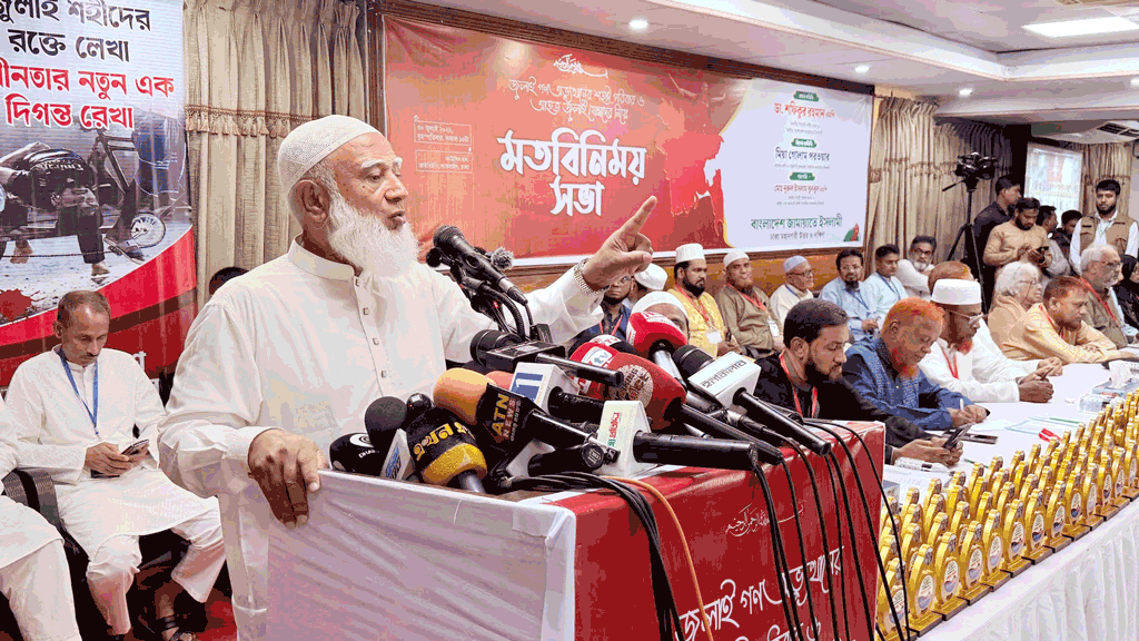 দেশে এখন নির্লজ্জ দলীয়করণ চলছে: জামায়াত আমির