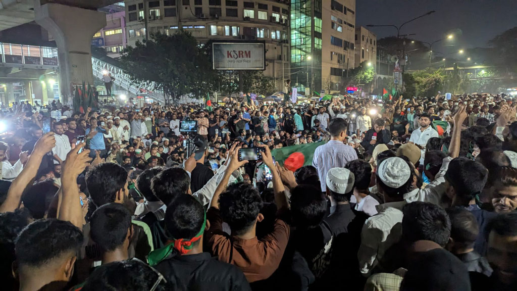 আওয়ামী লীগ নিষিদ্ধের প্রজ্ঞাপন না হওয়া পর্যন্ত ঘরে ফিরব না: সারজিস