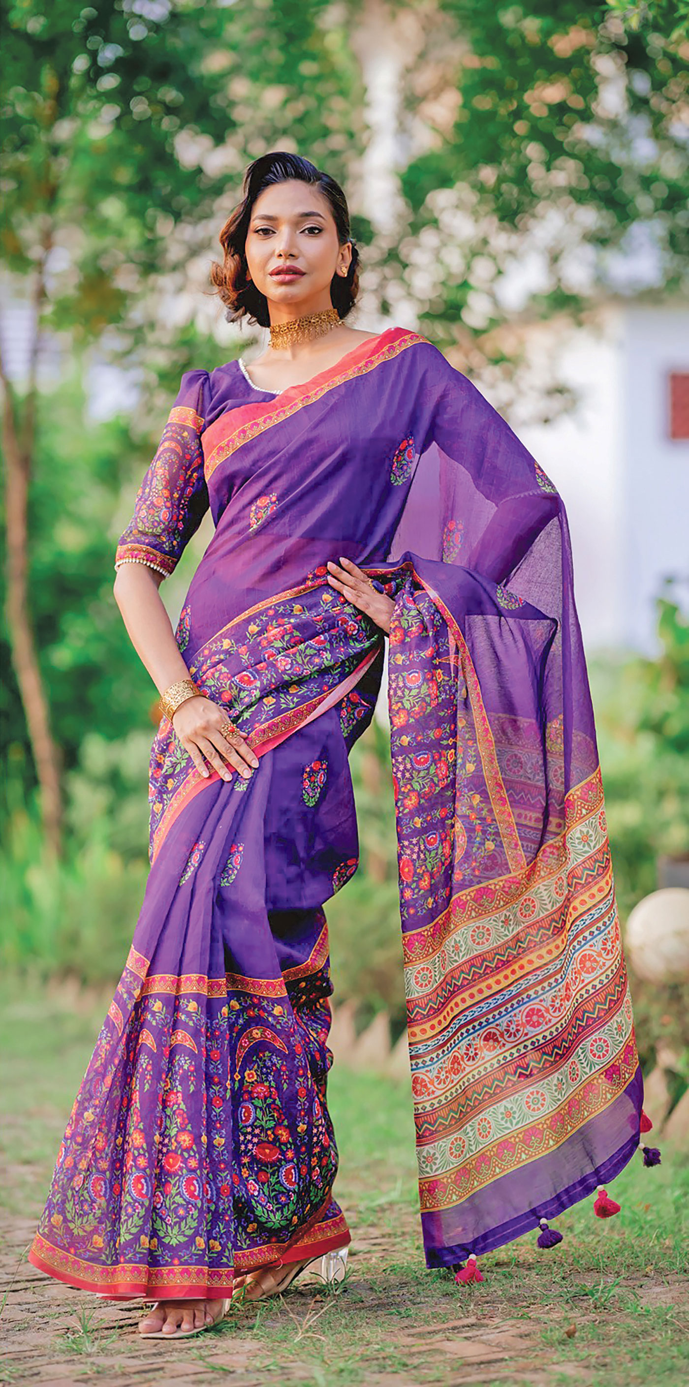 ঈদে শাড়ির সঙ্গে কেমন হিল