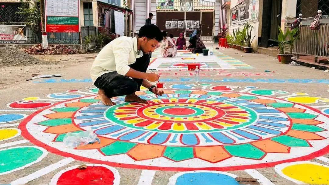 নতুন বছরের আগমনী সুর সিরাজগঞ্জ সরকারি কলেজে