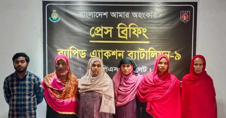হত্যা মামলায় ব্রাহ্মণবাড়িয়া থেকে নারীসহ ৬ জন গ্রেপ্তার