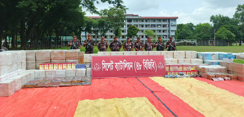 সিলেটে ৬ কোটি টাকার চোরাচালানি মালপত্র জব্দ