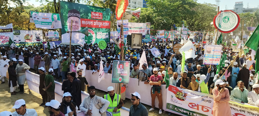 সিলেটের আলিয়া মাদ্রাসা মাঠে ৮ দলের সমাবেশ শুরু